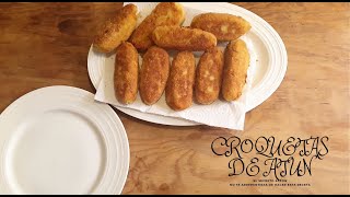 PASO A PASO CROQUETAS DE ATÚN [upl. by Irroc90]