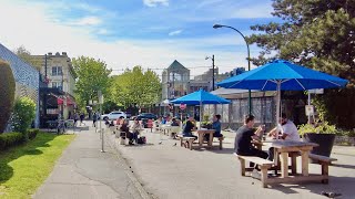 South Granville Street Vancouver 4K Ambient Walk [upl. by Ardnnek]