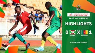 Burundi 🆚 Cameroon  Highlights  TotalEnergiesAFCONQ2023  MD2 Group C [upl. by Raouf]