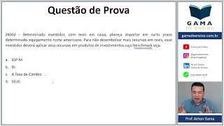 QUESTÃO 28002  PTAX CPA10 CPA20 CEA AI ANCORD [upl. by Rudiger]