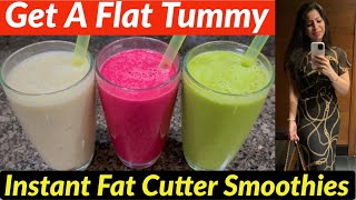 3 Instant Belly Fat Cutter Smoothies  Flat BellyStomach Smoothie  Lose Belly FatLose Weight Fast [upl. by Anicul]