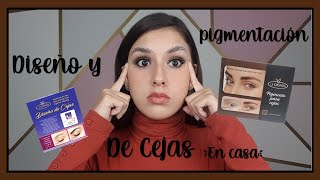 PLANCHADO DE CEJAS Y PIGMENTACIÓN PASO A PASO EN CASA ¿VALE LA PENA ¿LO RECOMIENDO  ARLYHAMR [upl. by Tratner]