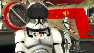 Becoming A Clone Pilot In VR  Gmod VR Star Wars RP [upl. by Chico]