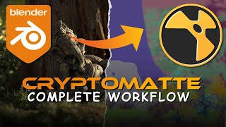 BLENDER CRYPTOMATTE workflow  Complete HINDI Tutorial [upl. by Aillil]