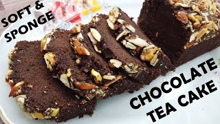 Chocolate Tea Cake With Dry Fruits Topping Soft Tea Cake On Heavenly Delicious Channel shorts [upl. by Huberman]