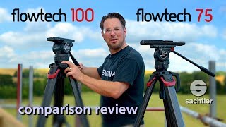 Sachtler Flowtech 100 vs 75 tripod comparison review [upl. by Walrath32]