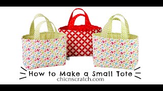 Basic Tote Bag  How to EASY  Whitney Sews [upl. by Kraska527]