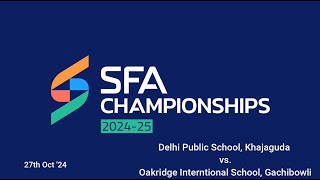 DPS vs Oakridge Hyderabad Basketball SFA Final 27th Oct 24 [upl. by Akined]