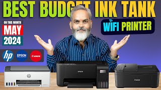 Best Budget Ink Tank Printer 2024  Best Printer HP Epson and Canon [upl. by Nohsid]