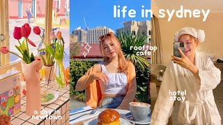 sydney vlog 🍞 rooftop bakery onigiri cafe 🍙 hotel stay temu haul packing for china 💌 [upl. by Clemente712]