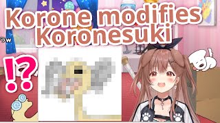 Korone Modifies her Listeners Hololive [upl. by Jamnes]