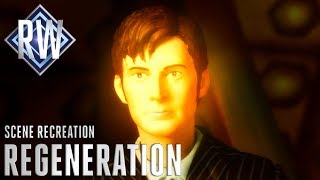 Doctor Who Scene Recreation 10th Doctors Regeneration [upl. by Caputto]