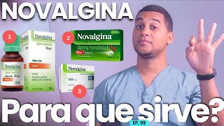 NOVALGINA PARA QUE SIRVE  3 COSAS [upl. by Bradman11]