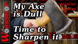 How to Sharpen an Axe Its Easy [upl. by Nitsirc]