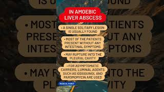 In Amoebic liver abscess [upl. by Gnilyam988]