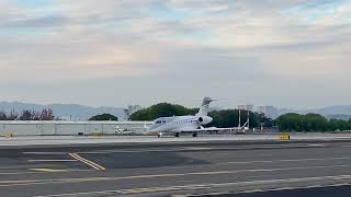 Rare Gulfstream g280 Takeoff From Santa Monica Airport KSMO [upl. by Leoni]