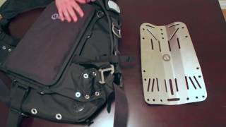 Assembling an Apexs WTX Backplate Harness BCD [upl. by Cuttler]