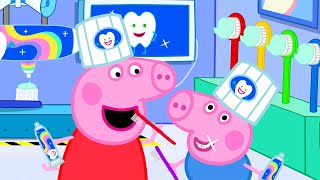 Cepillarse los dientes con Peppa  Los cuentos de Peppa la Cerdita [upl. by Leahey78]