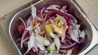 在家做老北京炙子烤肉 Cook old Beijing Zhizi BBQ at home 还原老味道food foodie cooking delicious [upl. by Ettezyl628]