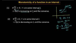 Monotonicity of a function in an interval [upl. by Enneira]