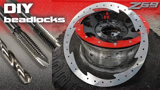 DIY beadlock wheels with NO WELDING Drill amp tap with studs or bolts [upl. by Bard]