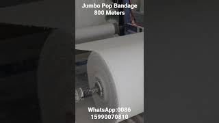 Medical Jumbo Pop Bandage Plaster Of Paris Bandage 800 Meters For Export medical hospital [upl. by Yenahpets]