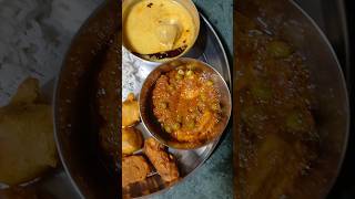 Kadhi chawal thali shorts youtubeshorts food [upl. by Aicena825]