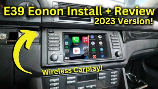 Installing the NEWEST 2023 Eonon Radio in my E39 Install  Review [upl. by Bonner428]