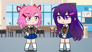 Natsuki’s Club Conspiracy Crap  DDLC Short  GachaPenguin [upl. by Aratnahs]