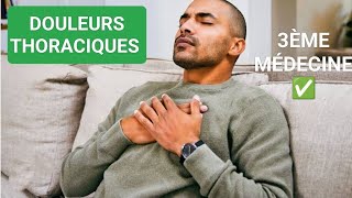 SÉMIOCARDIO🫀  DOULEURS THORACIQUES 🩻 3ÈME MÉDECINE ✅Unité1🫀🫁 [upl. by Branen4]