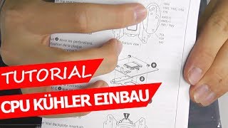 Gamer PC selber zusammenbauen Teil 3  CPU Kühler Einbau  Tutorial [upl. by Oinotna]