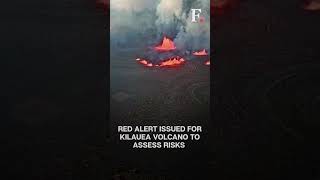 Watch Kilauea Volcano in Hawaii Erupts With Glowing Lava Fountains [upl. by Pressman]