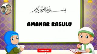 Amana rasulu teaching easy for kids [upl. by Maya869]