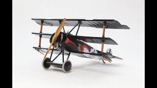 Eduard 172 Fokker Dr1 Full Quick Build Video [upl. by Florian]