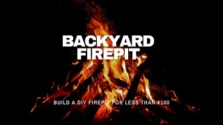 Build Your Dream Backyard Fire Pit in Just One Weekend [upl. by Pasol869]