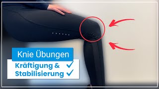 5 Knie Übungen zur Kräftigung amp Stabilisierung ➡️ Einfach amp effektiv [upl. by Kopaz500]