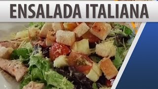 Ensalada Italiana con Vinagreta de Albahaca  Recetas de comida [upl. by Aivil]