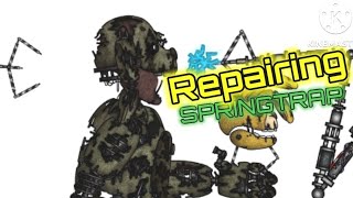 Repairing  Springtrap  Ep 13  Fnaf  DC2 2024 Special first 2024 video [upl. by Neiluj]