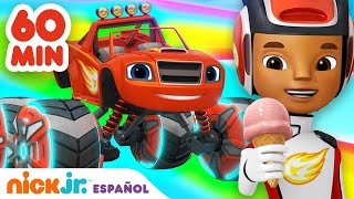 Blaze y los Monster Machines  ¡Todo lo NUEVO de Blaze durante 1 hora  Nick Jr en Español [upl. by Phemia166]