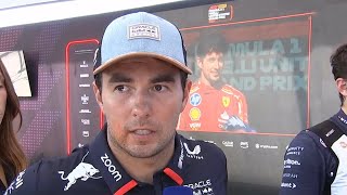 Sergio Perez We dont have same package  Post Race Interview US GP 2024 [upl. by Roshan]