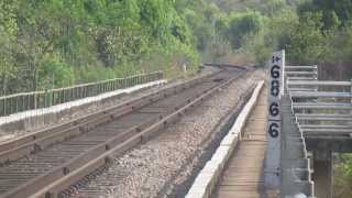 Konkan Railway  Deadly WDM3D Duronto Express blast at 110 kmph [upl. by Nohsad]