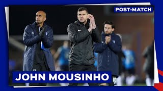 John Mousinho postmatch  Peterborough United 21 Pompey [upl. by Anabal]