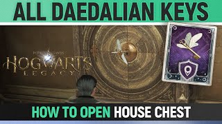 Hogwarts Legacy  All 16 All Daedalian Keys Locations  How to open the House Chest [upl. by Natanhoj363]