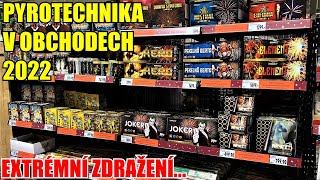 Pyrotechnika v obchodech 2022  Kaufland Lidl Penny Tesco Albert [upl. by Goldina]