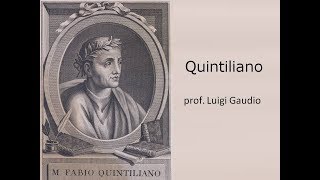 LInstitutio Oratoria di Quintiliano [upl. by Adaliah989]