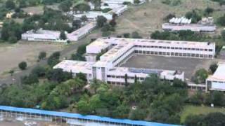 Sainik SchoolBijapur  Inflight View of the SSBJ Campus Sept 2010 [upl. by Elkcim384]