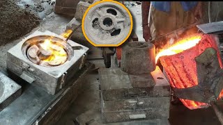 Making a machine wheel using metal casting process [upl. by Enelaj627]