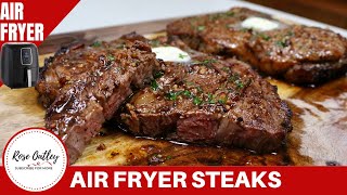 Air Fryer Steak  Juicy and Tender Ribeye Steak [upl. by Season]