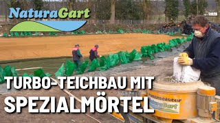 Teiche dauerhaft bauen Teil 3 Schnellbautechnik [upl. by Retsehc904]