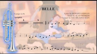 Belle  Bb Trumpet Sheet Music [upl. by Declan]